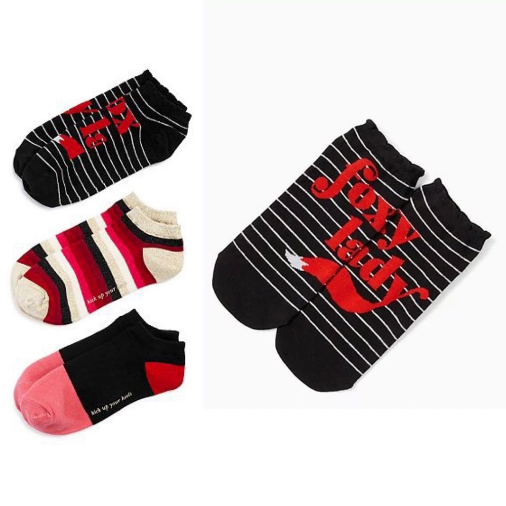 Kate Spade 3 pack Foxy Lady Socks